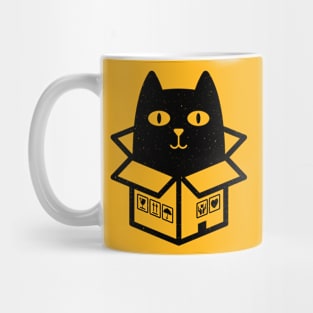 Cats love boxes Mug